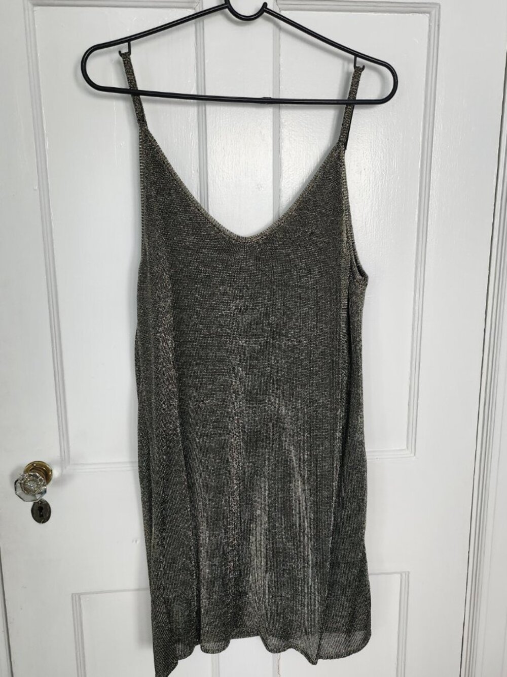 Amuse Society Gunmetal Top or Mini Dress